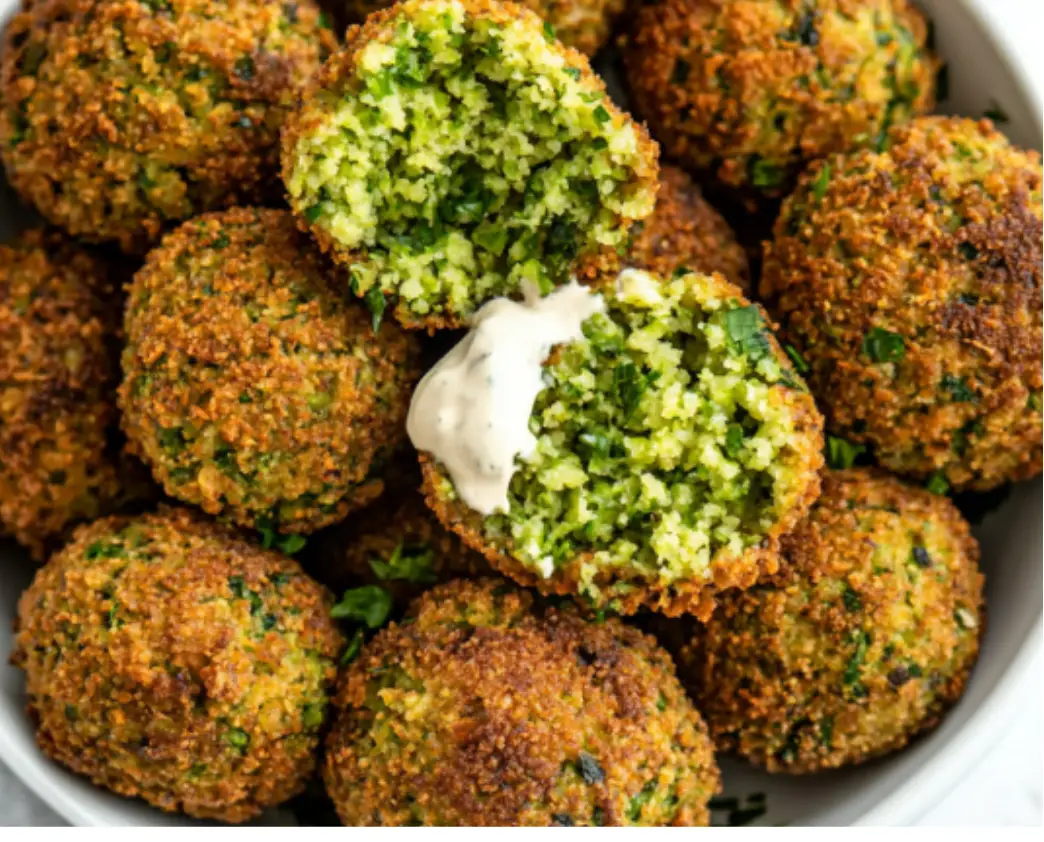 Crispy Falafel Balls with Tahini Sauce
