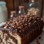 Chocolate Marble Pound Cake with Almonds 3 Chocolate Marble Pound Cake with Almonds