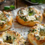 Spinach and Cheese Pastry Rings