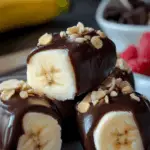 Frozen Chocolate-Dipped Banana Bites