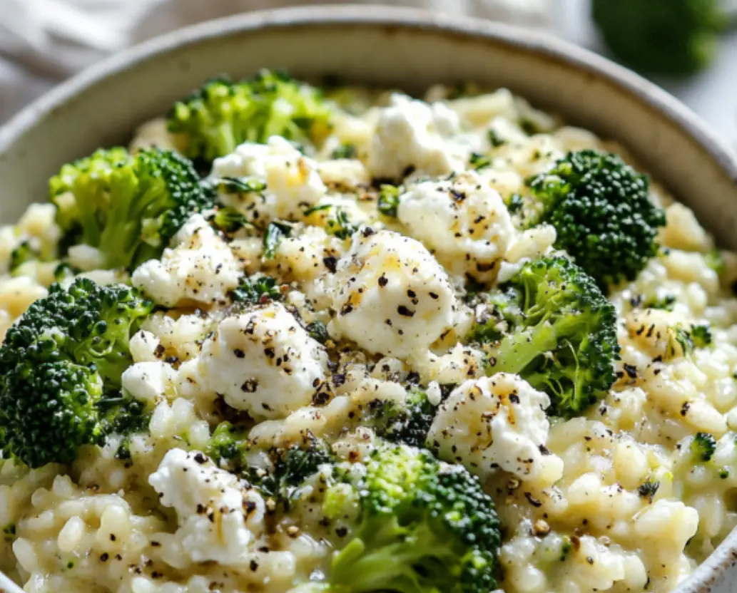 Broccoli and Goat Cheese