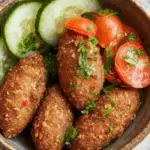Crispy Falafel Balls with Tahini Sauce 3 Crispy Falafel Balls with Tahini Sauce