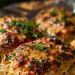 Cheesy Herb Crusted Chicken Bakes