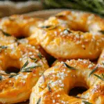 Rosemary and Sea Salt Cheese Bagels 3 Rosemary and Sea Salt Cheese Bagels