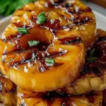 Grilled Pineapple Slices 3 Grilled Pineapple Slices