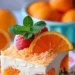 Mandarin Orange Cream Cake with Strawberries 3 Mandarin Orange Cream Cake with Strawberries