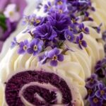 Purple Velvet Swiss Roll
