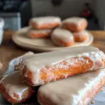 Maple Glazed Long Johns (Yeast Doughnuts) 3 Maple Glazed Long Johns (Yeast Doughnuts)