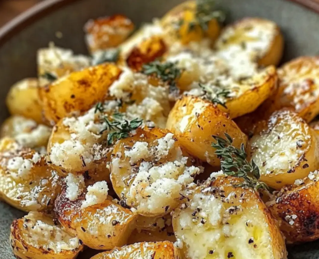 Crispy Roasted Parmesan Potatoes
