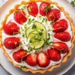 Strawberry Lime Tart with Cream Cheese Filling 3 Strawberry Lime Tart with Cream Cheese Filling