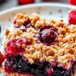 Cherry Berry Crumble Bars 3 Cherry Berry Crumble Bars