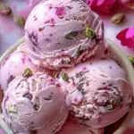 Rose Pistachio Ice Cream 3 Rose Pistachio Ice Cream