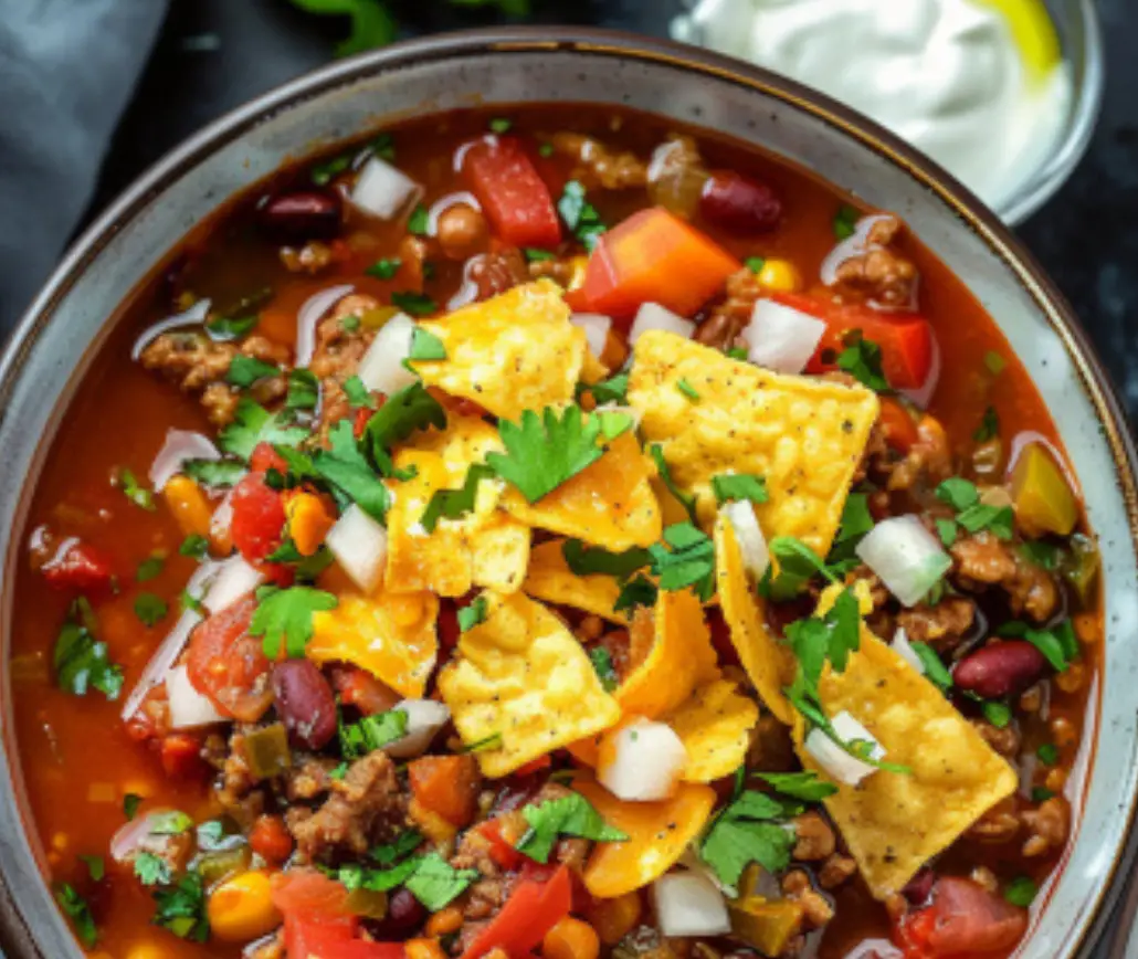 Hearty Taco-Inspired Vegetable Chili