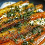 Roasted Carrots with Herbed Yogurt Sauce 3 Roasted Carrots with Herbed Yogurt Sauce
