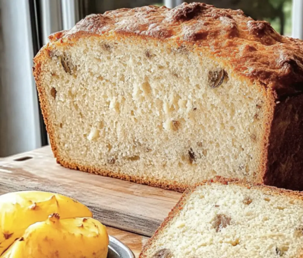 Traditional Romanian Apple Raisin Sweet Bread (Cozonac cu Mere)