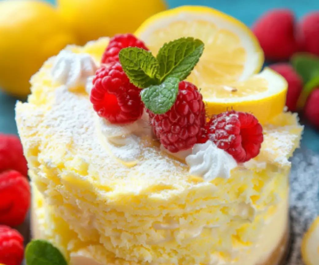 Lemon Raspberry Layered