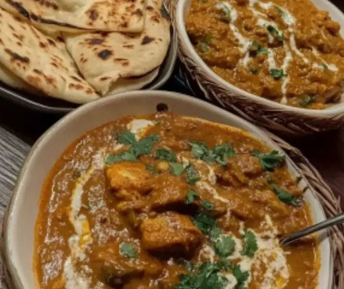 Butter Chicken with Naan