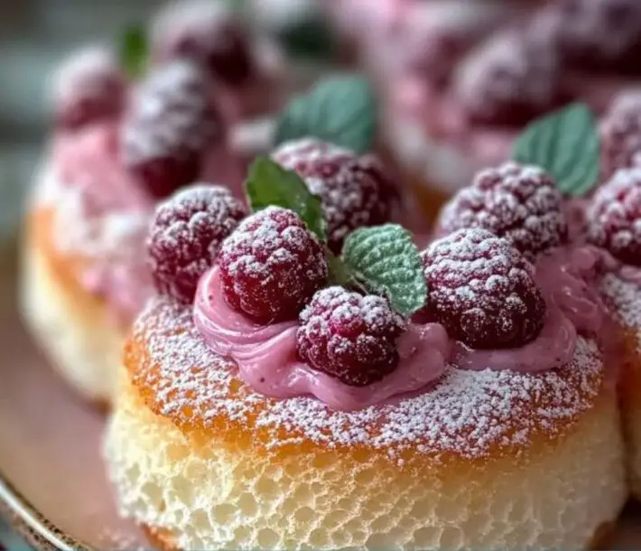 Mini Raspberry Shortcakes