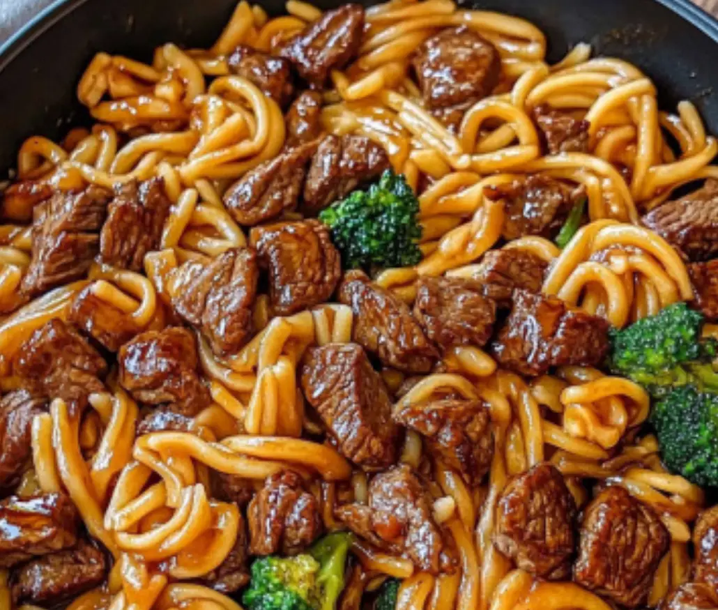 Beef and Broccoli Noodles Stir Fry
