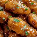 Crispy Honey Garlic Chicken Wings