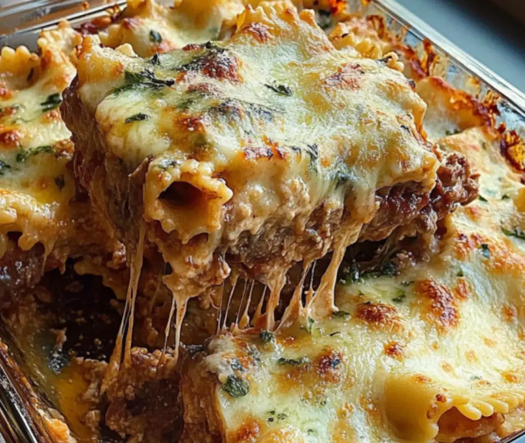 Cheesy Beef and Pasta Bake