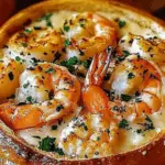Stuffed Seafood Bread Bowl 3 Stuffed Seafood Bread Bowl