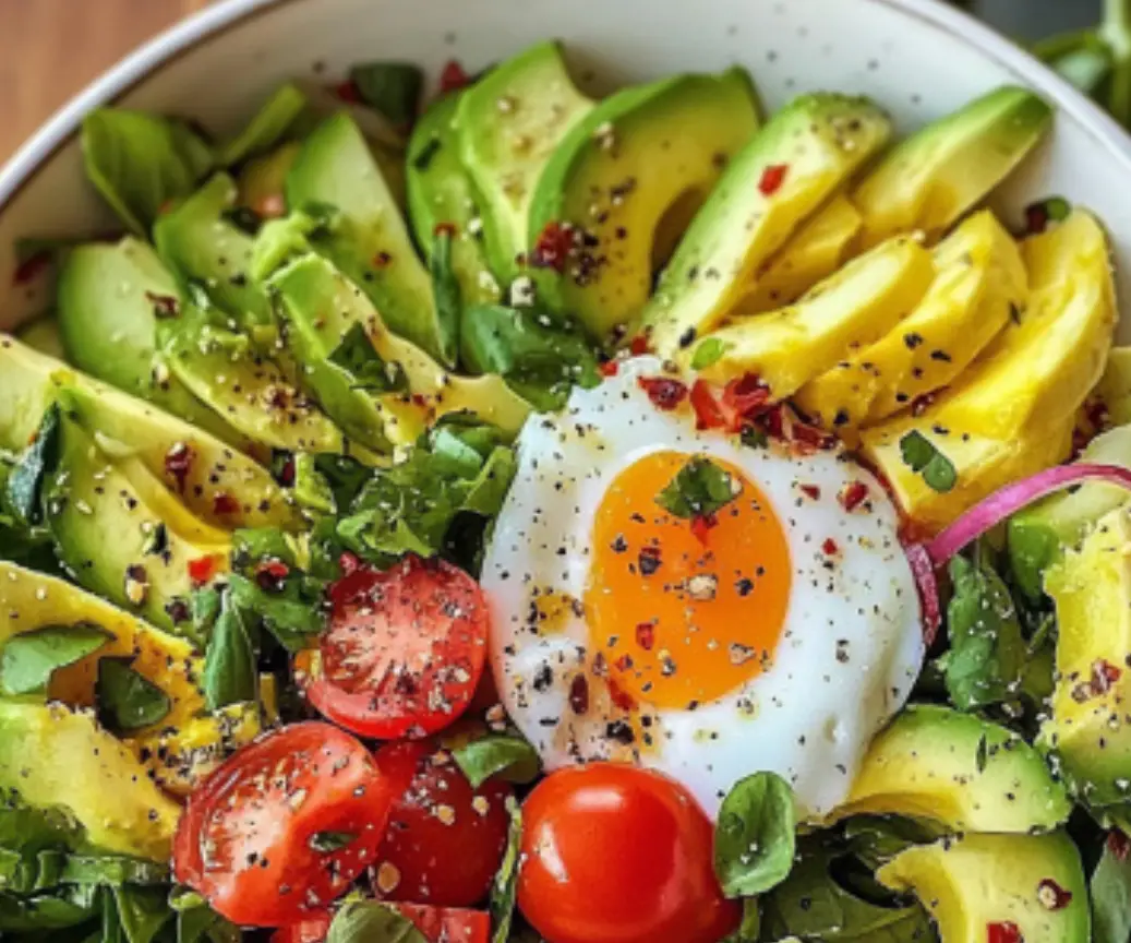 Avocado and Tomato Salad Bowl