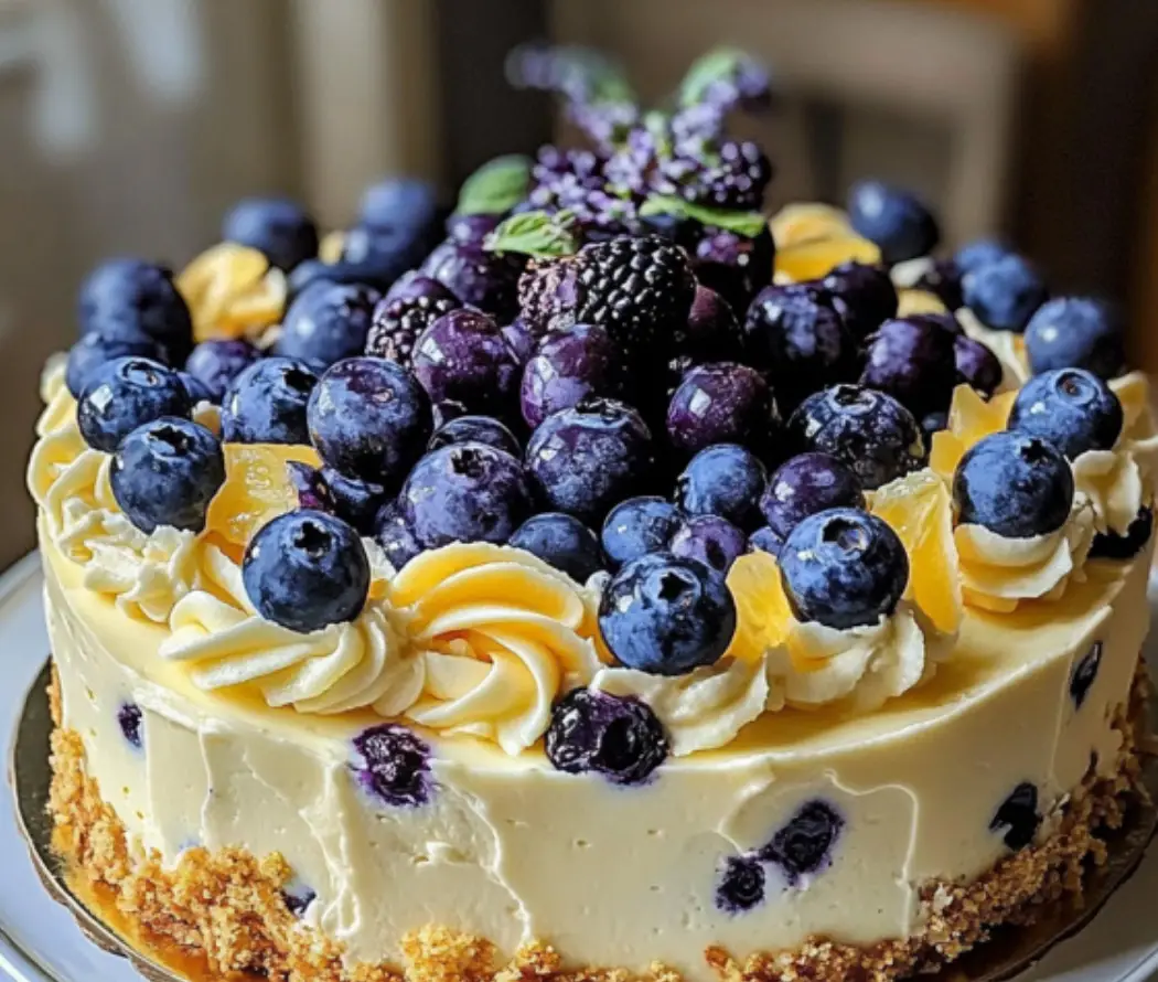 Blueberry Lemon Cheesecake