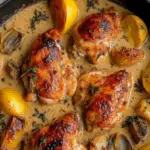 Creamy Lemon Herb Skillet Chicken Thighs 3 Creamy Lemon Herb Skillet Chicken Thighs