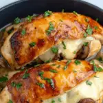 Mushroom and Cheese Stuffed Chicken