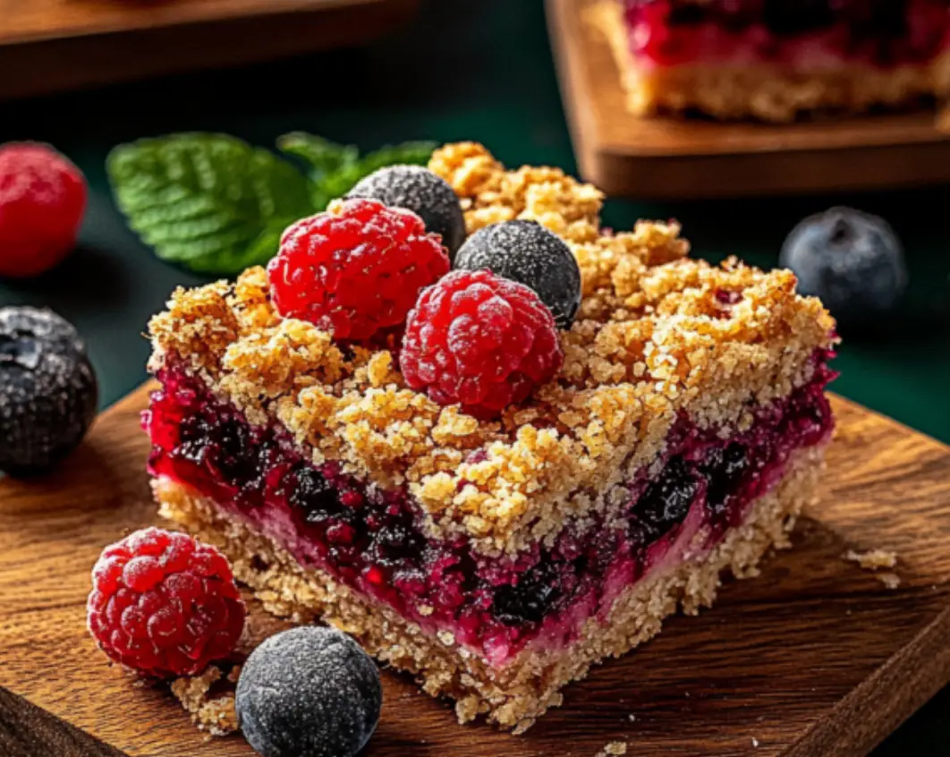 Berry Crumble Bars