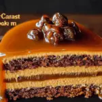 Salted Caramel Mocha Layer Cake with Glazed Cherries 3 Salted Caramel Mocha Layer Cake with Glazed Cherries
