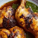 Roast Chicken with Tangy Green Sauce 3 Roast Chicken with Tangy Green Sauce