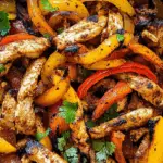 Skillet Chicken Fajitas with Bell Peppers 3 Skillet Chicken Fajitas with Bell Peppers