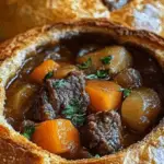Hearty Beef Stew in Bread Bowls 3 Hearty Beef Stew in Bread Bowls