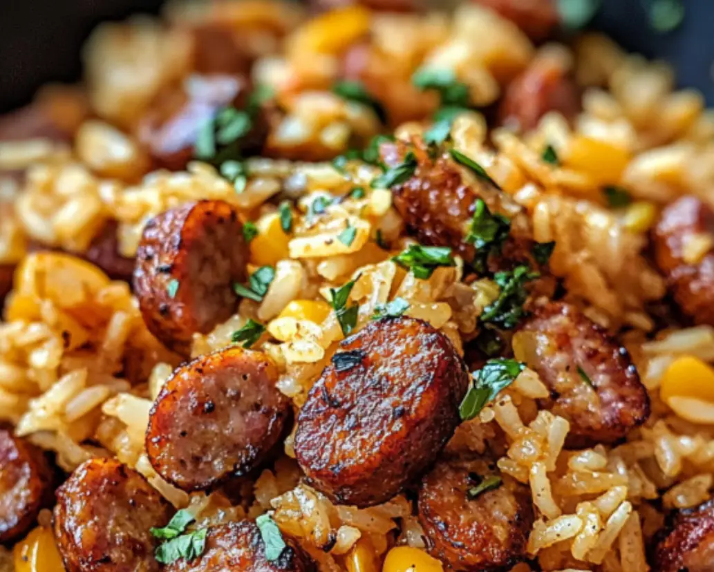 Cajun Sausage and Rice Skillet – One-Pan Southern Comfort with Bold Flavor