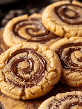 Chocolate Swirl Center Cookies