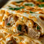 Cheesy Beef (Stuffed Tortilla Wrap)