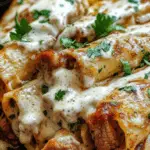 Cheesy Beef-Stuffed Pasta Tubes