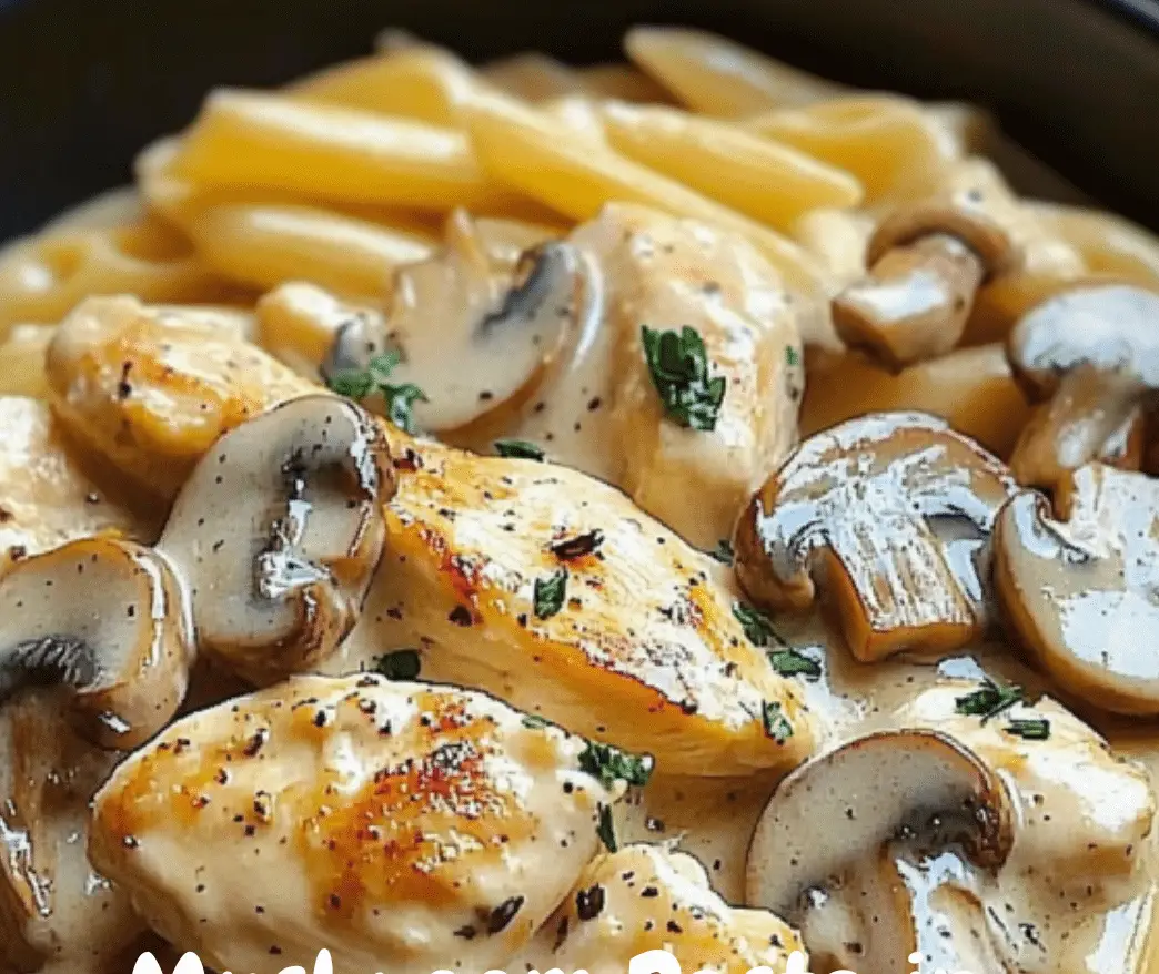 Mushroom Pasta in Decadent Cream Sauce – A Comforting, Creamy Delight