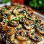 Cheesy Mushroom Meatloaf 3 Cheesy Mushroom Meatloaf