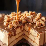 Caramel Pecan Cheesecake with Cookie Crumble Topping 3 Caramel Pecan Cheesecake with Cookie Crumble Topping
