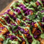 Grilled Flatbread with Spiced Cauliflower and Green Herb Sauce