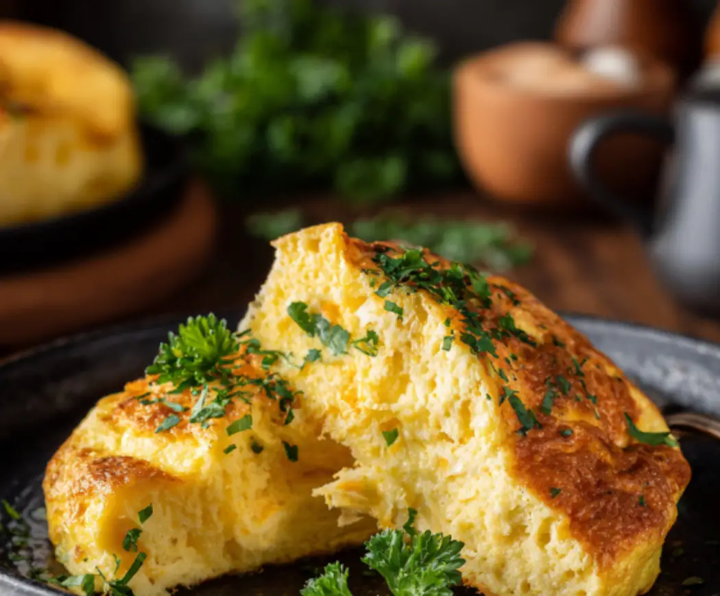 Fluffy French Herb Soufflé Omelette