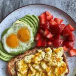 Healthy Avocado Toast Plate 3 Healthy Avocado Toast Plate