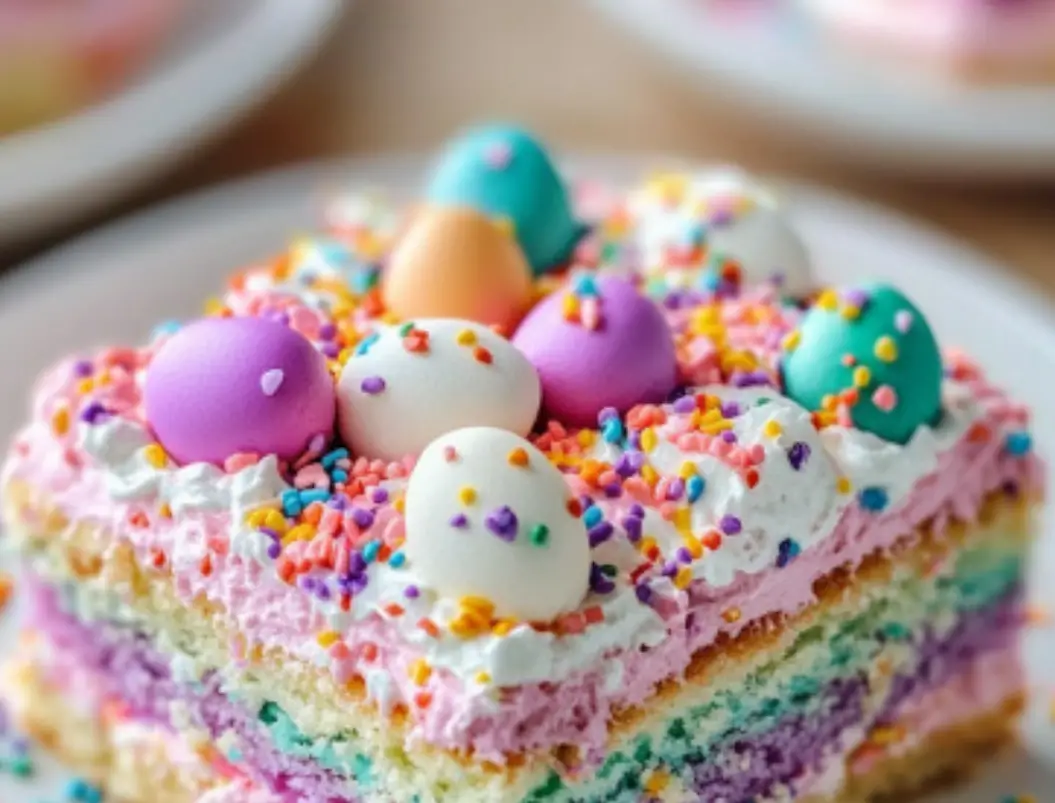Pastel Rainbow Sprinkle Cake