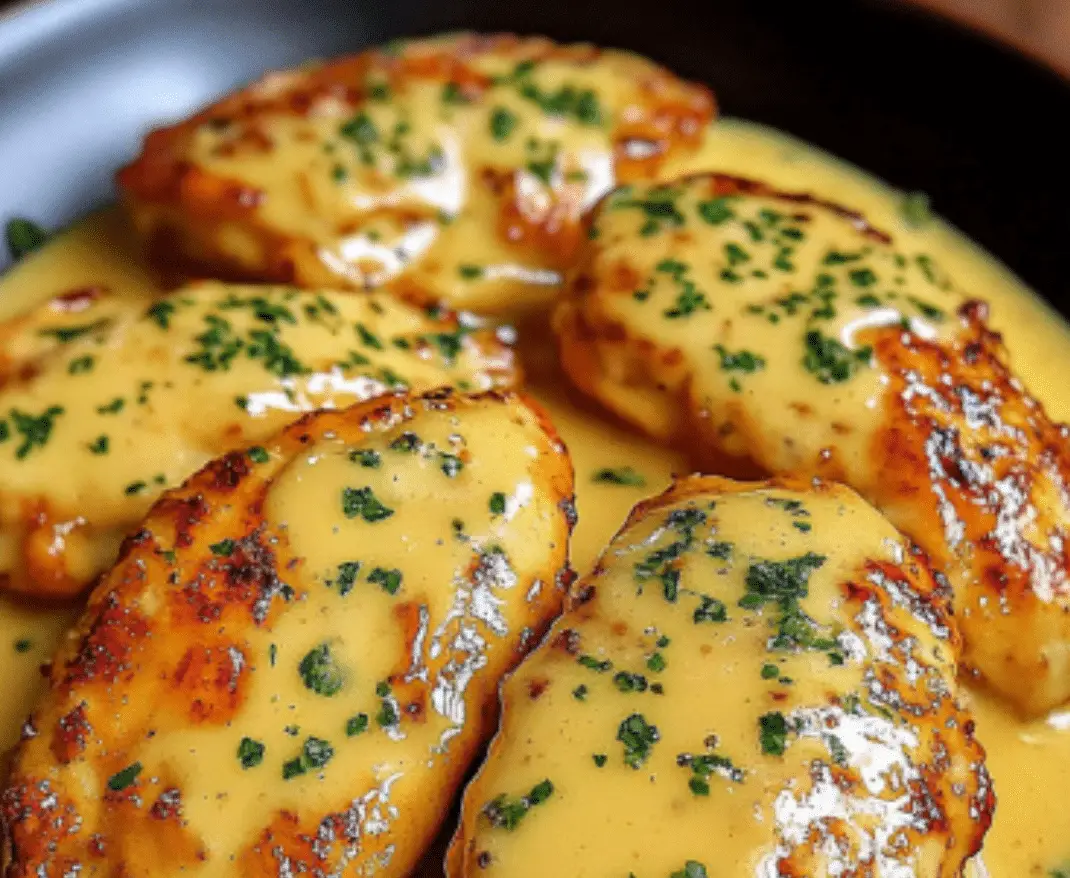 Garlic Butter Chicken: Juicy, Golden Chicken in a Rich Creamy Sauce
