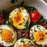 Soft-Boiled Eggs with Herbed Tomato and Garlic Oil 3 Soft-Boiled Eggs with Herbed Tomato and Garlic Oil