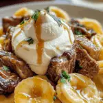 Caramelized Banana and Beef Waffle