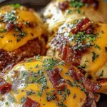 Parmesan Bacon Cheeseburger Bombs 3 Parmesan Bacon Cheeseburger Bombs